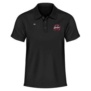 junior golf shirt black