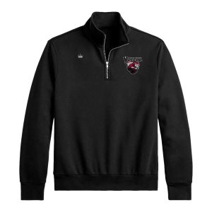 quarter zip black