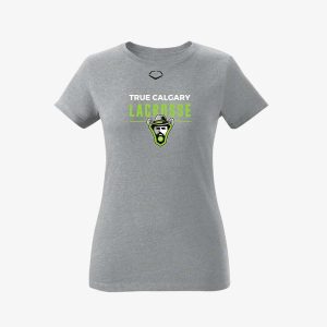 Womens Short Sleeve Warmup Tee - Heather Grey